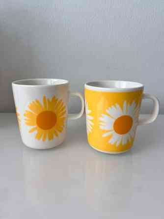 Marimekko Oiva/Auringonkukka mukit Kauniainen