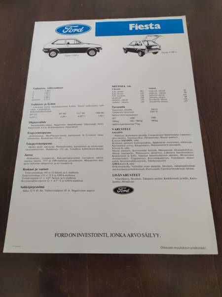 Ford Fiesta esite Parkano - valokuva 2