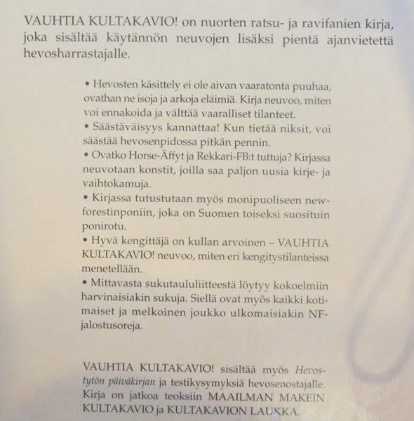 Vauhtia Kultakavio! Espoo - photo 2