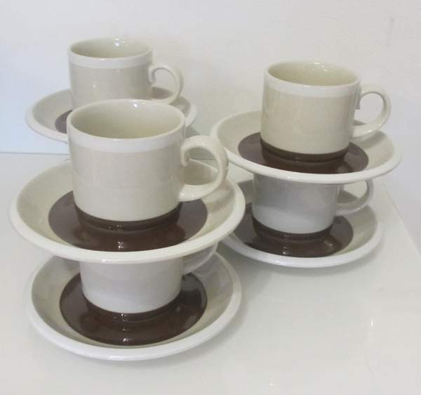 Arabia Raito kahvikupit ja tassit 6 kpl Espoo - photo 1