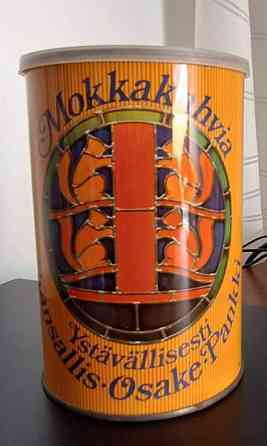 Vanha kahvipurkki Хейнола