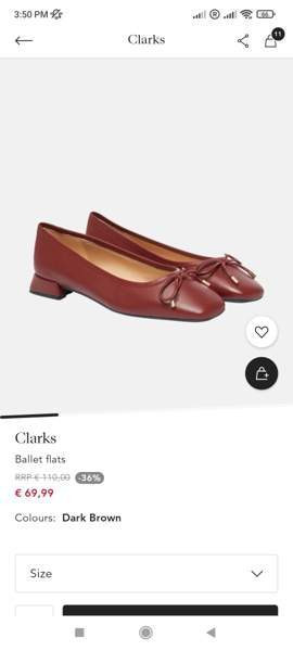 Uusi Clarks ballerinat 36/ new Clarks ballet flat 36 Helsinki - изображение 2