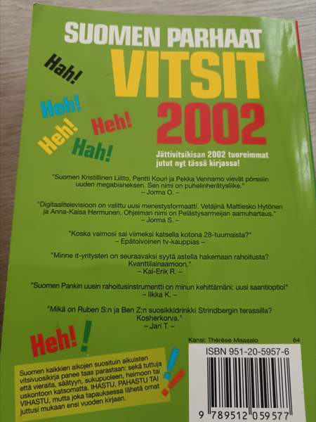 2 kpl Vitsikirjaa Lapua - изображение 3