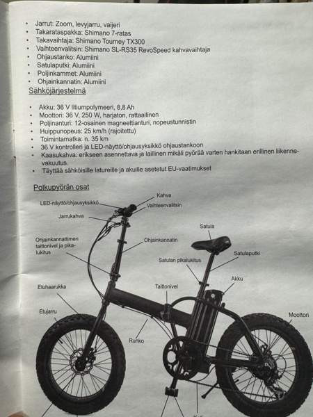 GZR fat 4.0 sähköpyörä Kuopio - valokuva 6