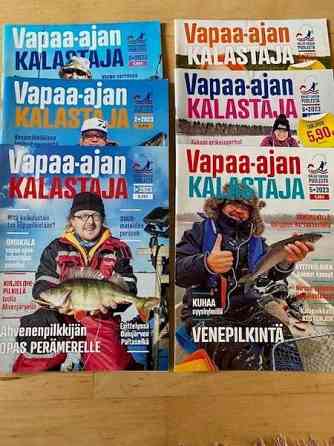 Kalastaja lehden vuosikertoja 2022-2024 Riihimaeki