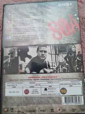 Sons of anarchy kausi 4 dvd Pori