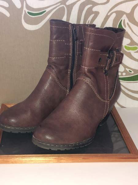 Ruskeat nilkkurit Marco Tozzi Oulu - valokuva 1