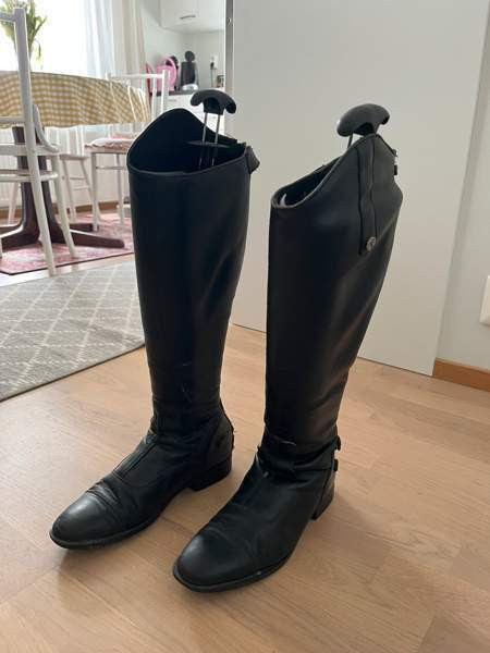 Ratsastussaappaat koko 40 W (leveille pohkeille) Porvoo - valokuva 1