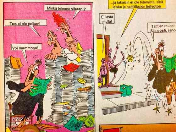 Lehdet Don Martin ja Hyttys Myrkky Helsinki