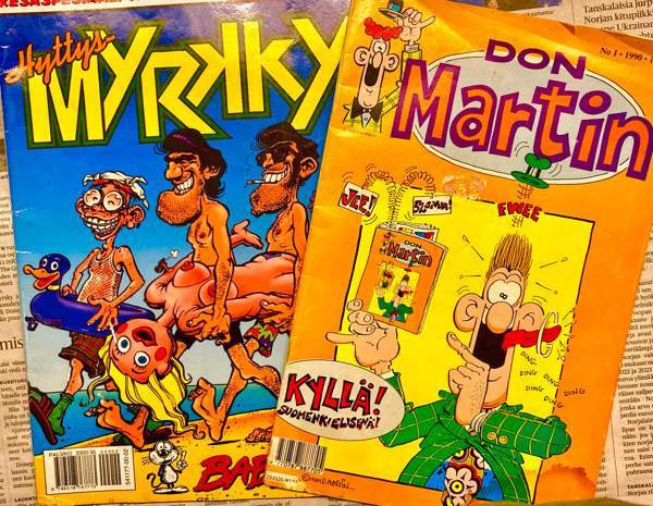 Lehdet Don Martin ja Hyttys Myrkky Helsinki - valokuva 1