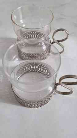 Hopean väriset Tsaikka-lasit 10 kpl Hyvinge