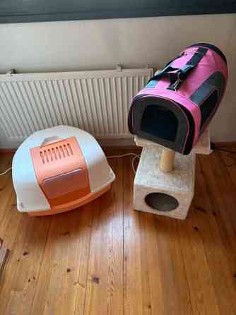 Kissan wc ja raapimispuu, kantolaukku Jyvaeskylae