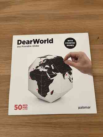 DearWorld the Pinnable Globe - karttapallo Helsinki