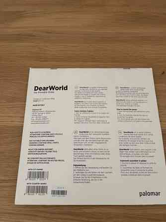 DearWorld the Pinnable Globe - karttapallo Helsinki