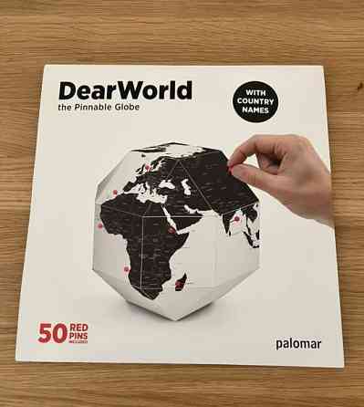 DearWorld the Pinnable Globe - karttapallo Helsinki