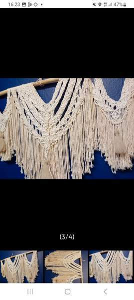 Upea iso makramee seinävaate Helsinki – foto 2