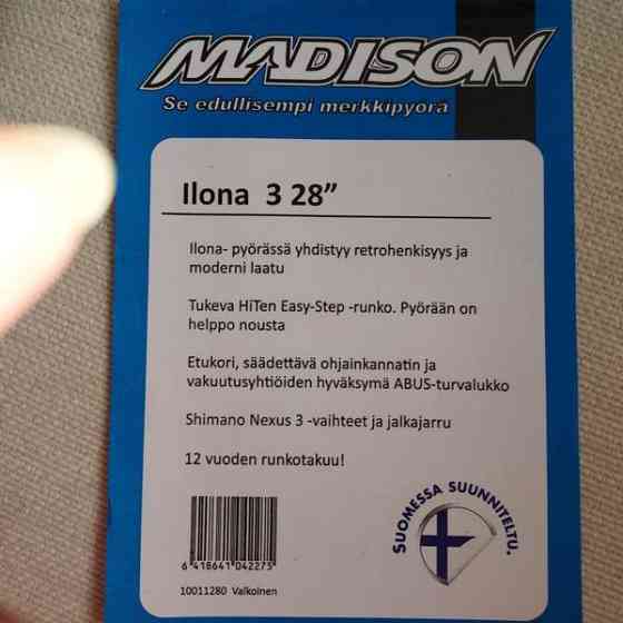 Madison polkupyörä 28 Taipalsaari