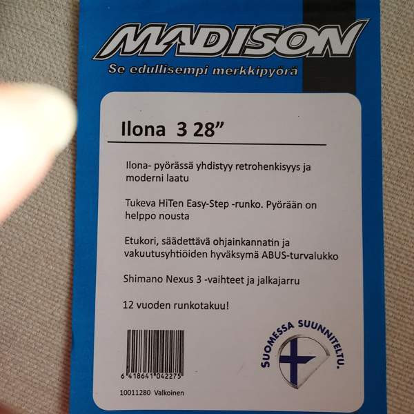 Madison polkupyörä 28 Taipalsaari – foto 2