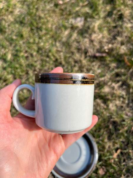 Arabia espresso muki ja aluslautanen Helsinki - изображение 3