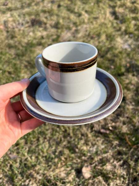 Arabia espresso muki ja aluslautanen Helsinki - изображение 1