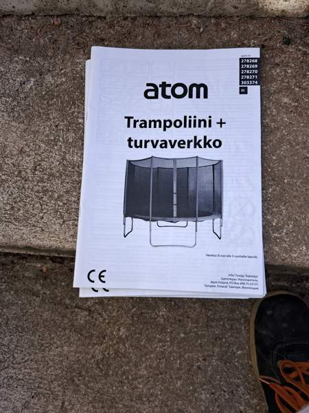 Trampoliini Atom halk. n.4M. Туусула - изображение 3