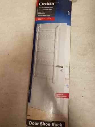 Ordex metal over door shoe storage rack for 12 pairs Espoo