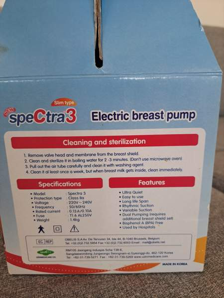 Spectra 3 sähköinen rintapumppu Vantaa - valokuva 3