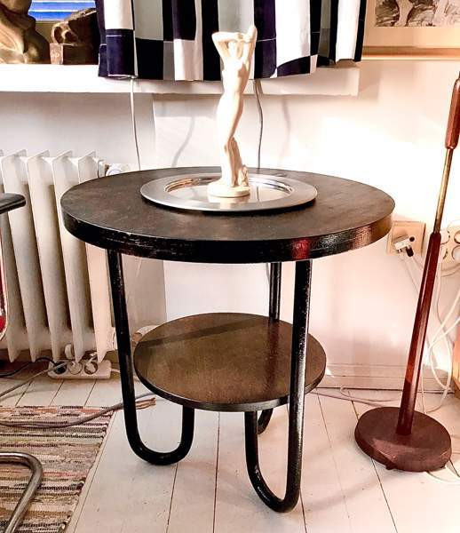 Funkkis pöytä. Aito 1930-luvun Funkis pöytä, sivupöytä, tupakkapöytä. Helsinki - изображение 1