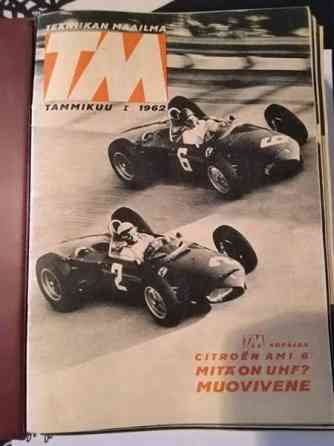 TM Tammikuu 1962 - koeajossa Citroen AMI 6. Торнио