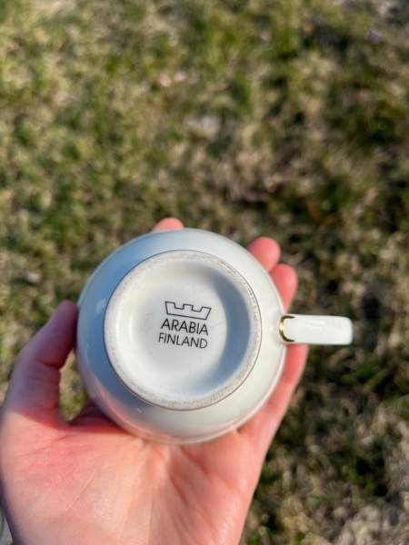 Arabia pieni muki ja aluslautanen Helsinki – foto 2