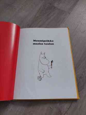 Muumi maalaa ja rakentaa -kirja Muhos