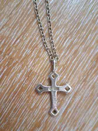 Kalevalan hopeinen Illusioni risti 3 cm Oulu