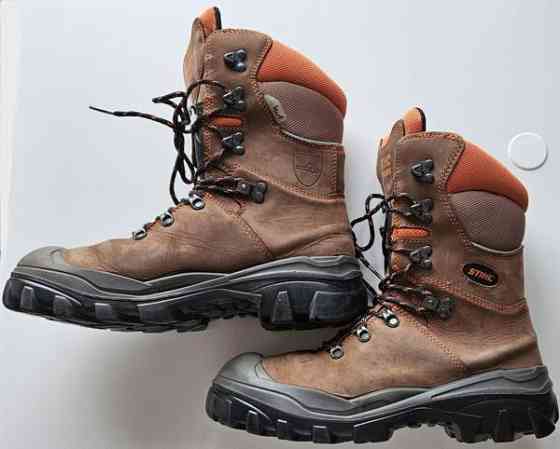 Stihl Dynamic S3 nahkaturvasaappaat Kangasala