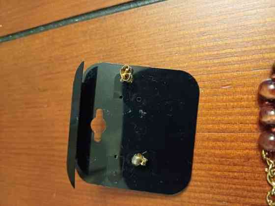 Kaulakoru ja korvakorut,  punainen tiikerinsilmä Kouvola