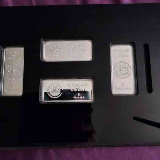 Hopeamerkkia  Tiikerin vuosi 2010 Liberia Taipalsaari