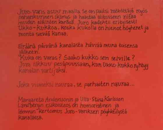 Viekas varis nimeltä Juro Эспоо