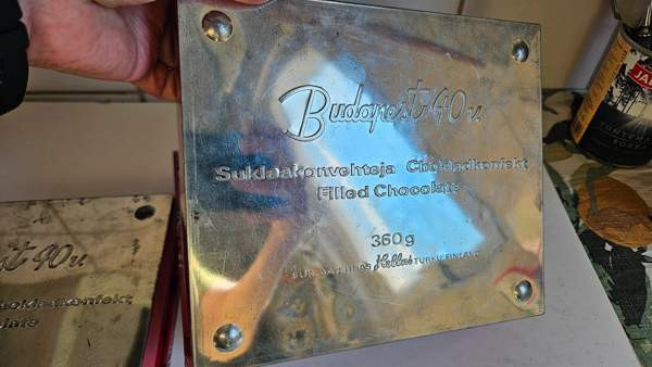 Vintage peltirasia Hellas pelti sisustus keräily Helsinki - valokuva 8