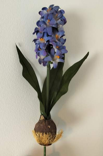 TEKOKUKKA hyasintti sipulilla 27 cm (vintage) Tampere – foto 3