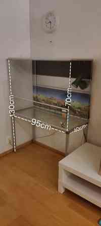 Terraario 95x70x40 + jalat Seinaejoki