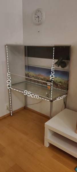 Terraario 95x70x40 + jalat Сейняйоки - изображение 4