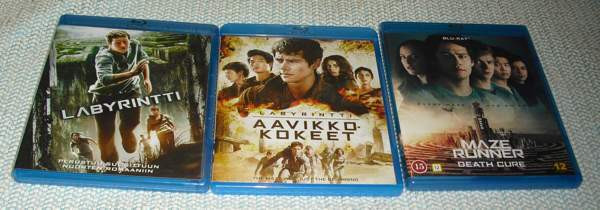 Blu-ray The Maze Runner - Labyrintti trilogia Ювяскюля - изображение 1
