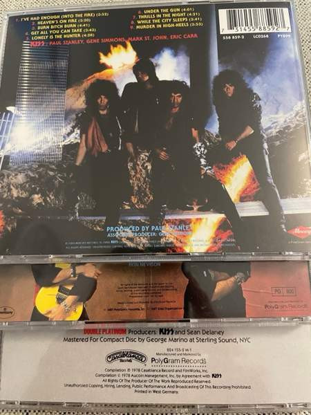 KISS : Animalize - Grazy Nights - Double Platinium Helsinki – foto 7