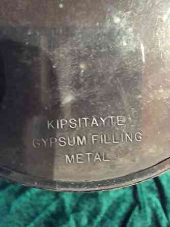 Kultakeskuksen hiottua kristallia maljakko hopea jalalla Лахти