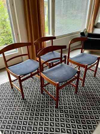 Tanskalaiset Søborg Møbler ruokapöydäntuolit Hyvinge