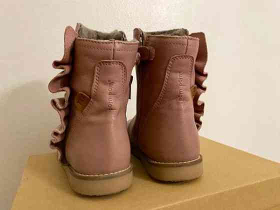 Tex-päällysteiset, villavuoriset vanhan roosan väriset nilkkurit koko 27 Helsinki