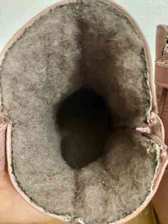 Tex-päällysteiset, villavuoriset vanhan roosan väriset nilkkurit koko 27 Helsinki