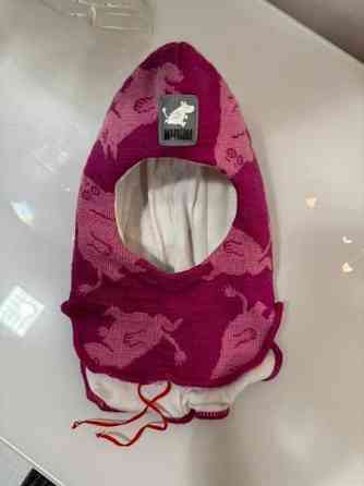 Muumi kypärämyssy merinovilla pinkki koko 1 Раума