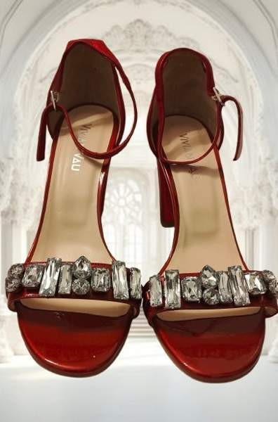 Punaiset juhlakengät | Koko 44 Tampere - photo 2