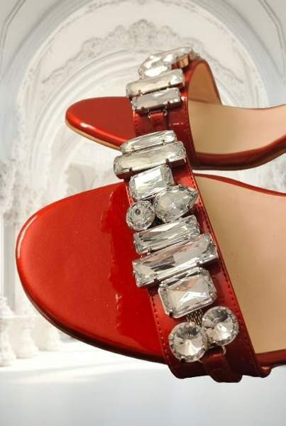 Punaiset juhlakengät | Koko 44 Tampere - photo 4