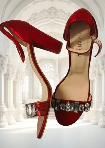 Punaiset juhlakengät | Koko 44 Tampere - photo 3